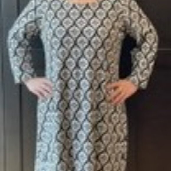 HATLEY cotton tailored shift dress - Picture 2 of 6